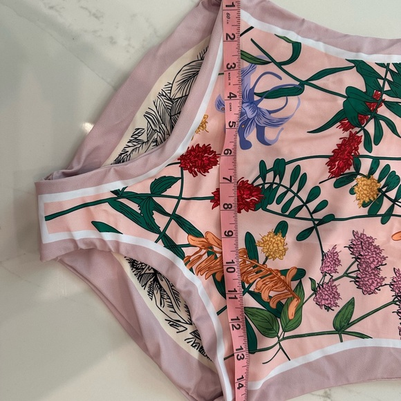 Vintage Style Reversible One Piece Swim Suit - Picture 9 of 12